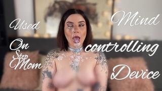 Mind Controlling Device Turns Step-Mommy into an Ahegao Cum Slut