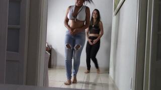 Two Hot Pawgs Walking Around Your House And Farting For You To Smell Everything Delicious Part 1 By Scarlet White And Sara Rosa Cam By Aline Full HD