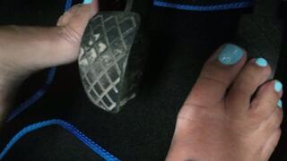 Berefeet highheels and horsepower