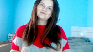 Brushing my thick hair