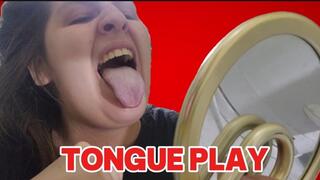 Exploring my tongue in the mirror