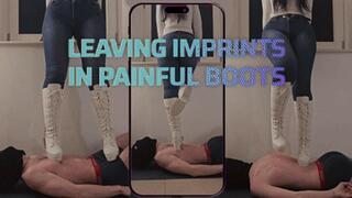 Leaving Imprints on You With My Painful White Boots (Vertical Version) - TamyStarly - Trampling, Stomping, Body Trample, Crush, CBT, Domination, Femdom