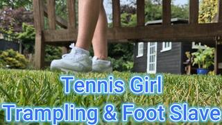 Tennis Girl Tramples and Locker Room Foot Worship