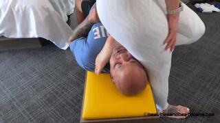 Fuck Your Throat - Goddess Rapture Crushes Her Clients Throat - Pure Muscle Domination with Throat Standing, Throat Sitting, and Total Female Domination - UltraHD (WMV)