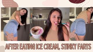 Juicy farts after ice cream