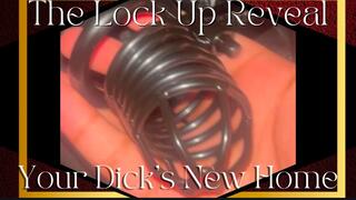 The Lock Up Reveal:Your Dick’s New Home