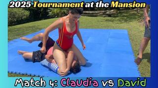 Fight 4 - Tournament at the Mansion: Claudia vs David