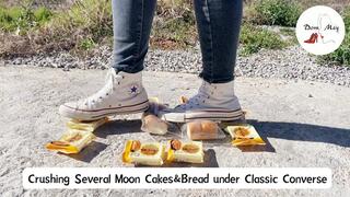 Crushing Chinese Mooncakes&Bread Outdoors under Classic Converse