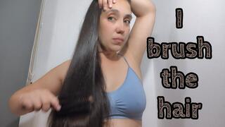 I comb my hair