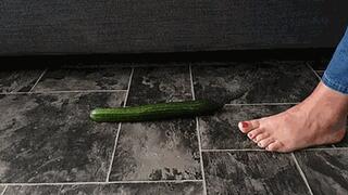 Barefoot cucumber destruction