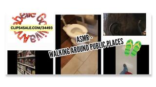 Asmr - Walking Outdoors to Inside Stores and Go