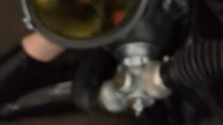 scuba tank and latex tease