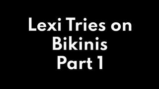 Lexi Tries on Bikinis Part 1