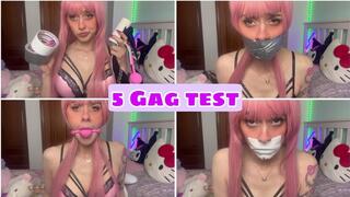 5 Gag test!!!