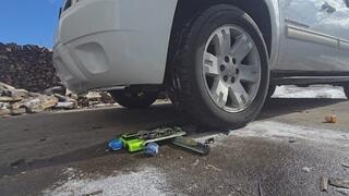 Cowgirl boot and car crush