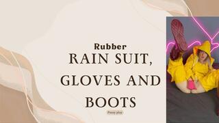 rubber on and pussy play