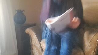 THE ALIEN MOVES INSIDE HER BELLY