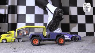 Doc Martens at work floor view