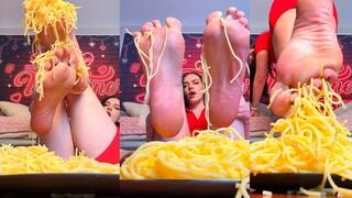 Noodles with a dash of feet