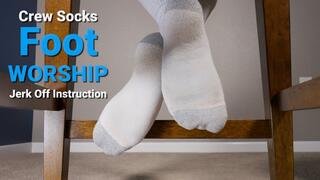 Jerk Off to My White Crew Socks Under Chair Feet Worship JOI - Kylie Jacobsx - MP4 1080p HD