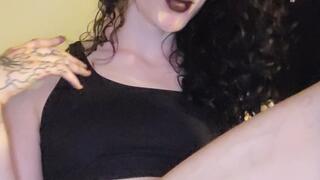 goth trans girl vibe n stroker play