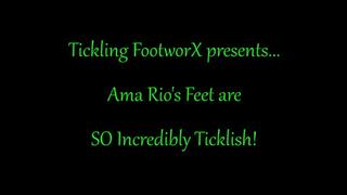 Ama Rios Feet are SO Incredibly Ticklish
