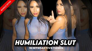 HUMILIATION SLUT - 10 INTERACTIVE TASKS