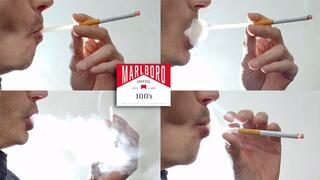 Smoking Marlboro Red 100s crafted Glass holder 290225