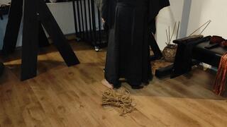 Mistress Roberta - Helios hogties Ciela 4 me and Victoria