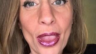 PLAYFUL MOUTH AND TONGUE