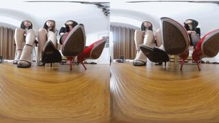 3D VR 180 6K XINXIN HEIYU YUANYUAN Silk Stockings rule Dwarf