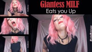 Giantess Milf Eats you Up - mp4 version