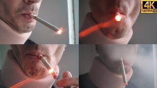 Smoking St Moritz menthol collar closeup IYF 121224 4K