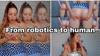 From Robot to Human in One Puff