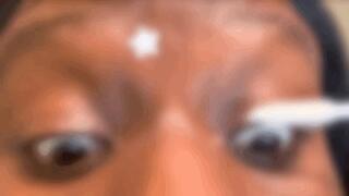 Close up Eyelash Growth Transformation