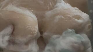Soapy Tit Play