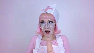 Nurse drains your cock 3 times Evie Rees