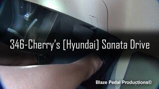 346-Cherry [Hyundai] Sonata Drive [in Loafers]