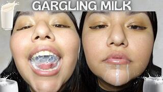 Gargling milk