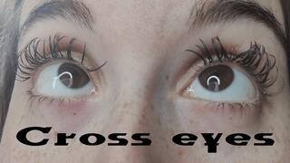 Crossing my eyes