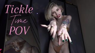 Tickle Time POV - Mean MILF Tickling Femdom by Goddess Kyaa - 4K MP4