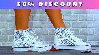 Shredding His Cock & Balls Under My Vans Hi Tops - Ultimate Bundle - 50% DISCOUNT - A145ULT