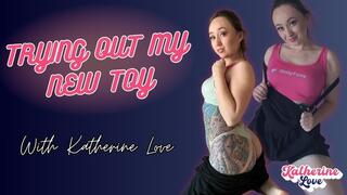 Trying Out My New Toy