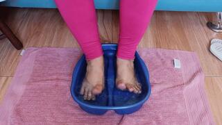 Dolce Amaran soles care routine - BAREFOOT - FEET DUSTY - SELF CARE