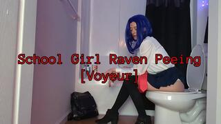 School Girl Raven Peeing [Voyeur] Sage Eldritch SD