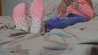 Ugg slipper and sock worship