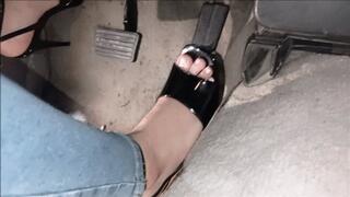 Cranking sexy high heels