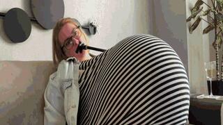 When Alex Inflated Her Belly WMV