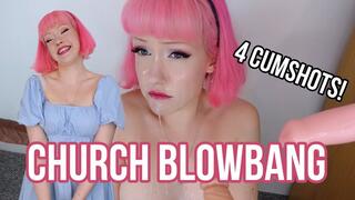 Church Blowbang Evie Rees