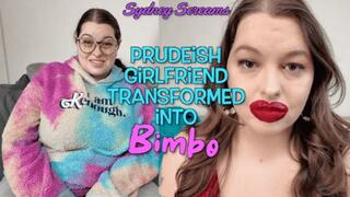 Prudish Girlfriend Transformed into Bimbo - Your Shy, Nerdy Girlfriend Sydney Screams Gets Makeover and Transforms with Lip Expansion - HD 1080 MP4